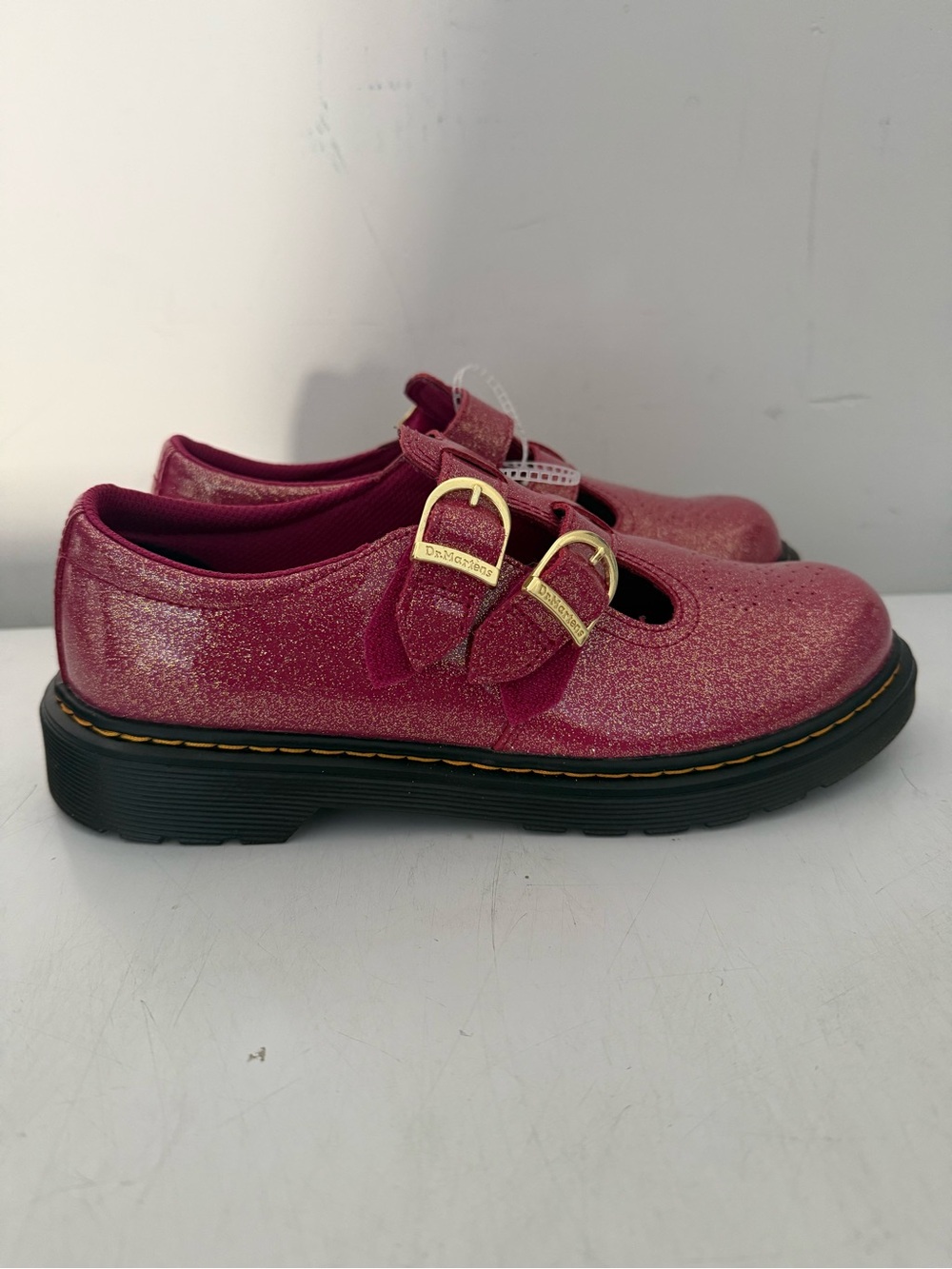 Dr. Martens Fuchsia Glitter Mary Jane Sz 7